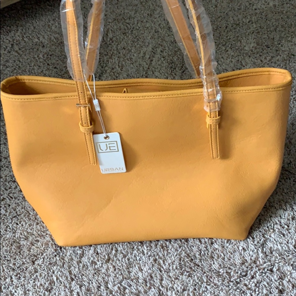 Mustard yellow handbag